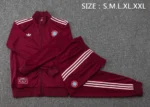 Bayern Munich Training Kit (jacket+Pants) jujube Red 2025-26 - 图片 3