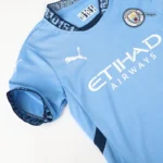 Kids Manchester City Home Jersey Kit Youth Apparels 2024/25 - 图片 8