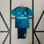 Real Madrid 17-18 Third Away Retro Kids Kit Soccer Jersey - 图片 2
