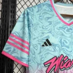 24-25 Inter Miami Special Beach Edition Kit Pink&Blue Soccer Jersey - 图片 3