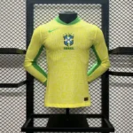 Nike Authentic Soccer Jersey Brazil Home Shirt Long Sleeve 2024 - 图片 2