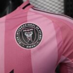 Inter Miami CF Home Pink Soccer Jersey Player Version Shirt Long sleeve 2025-26 - 图片 4