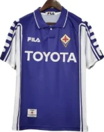 Fiorentina 1999/00 Retro Soccer Jersey Home Replica