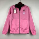 2023-2024 Inter Miami Reversible Windbreaker（black-pink）Soccer Jersey 1:1 Thai Quality - 图片 3