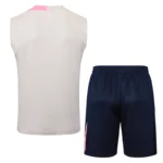 Barcelona Sleeveless Training Kit Beige 2025-26 - 图片 2