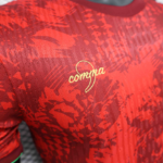 2025 Portugal Red Flower Special Edition Player Version Shirt - 图片 4