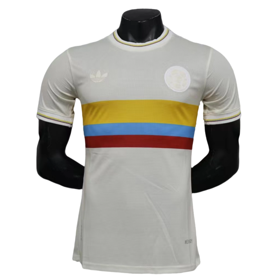 1622e2ba76.png 2024-25 Colombia Nation Jacquard 100th Anniversary Edition Player Version Football Jersey Soccer Shirt - 图片 1
