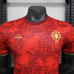 2025 Portugal Red Flower Special Edition Player Version Shirt - 图片 3
