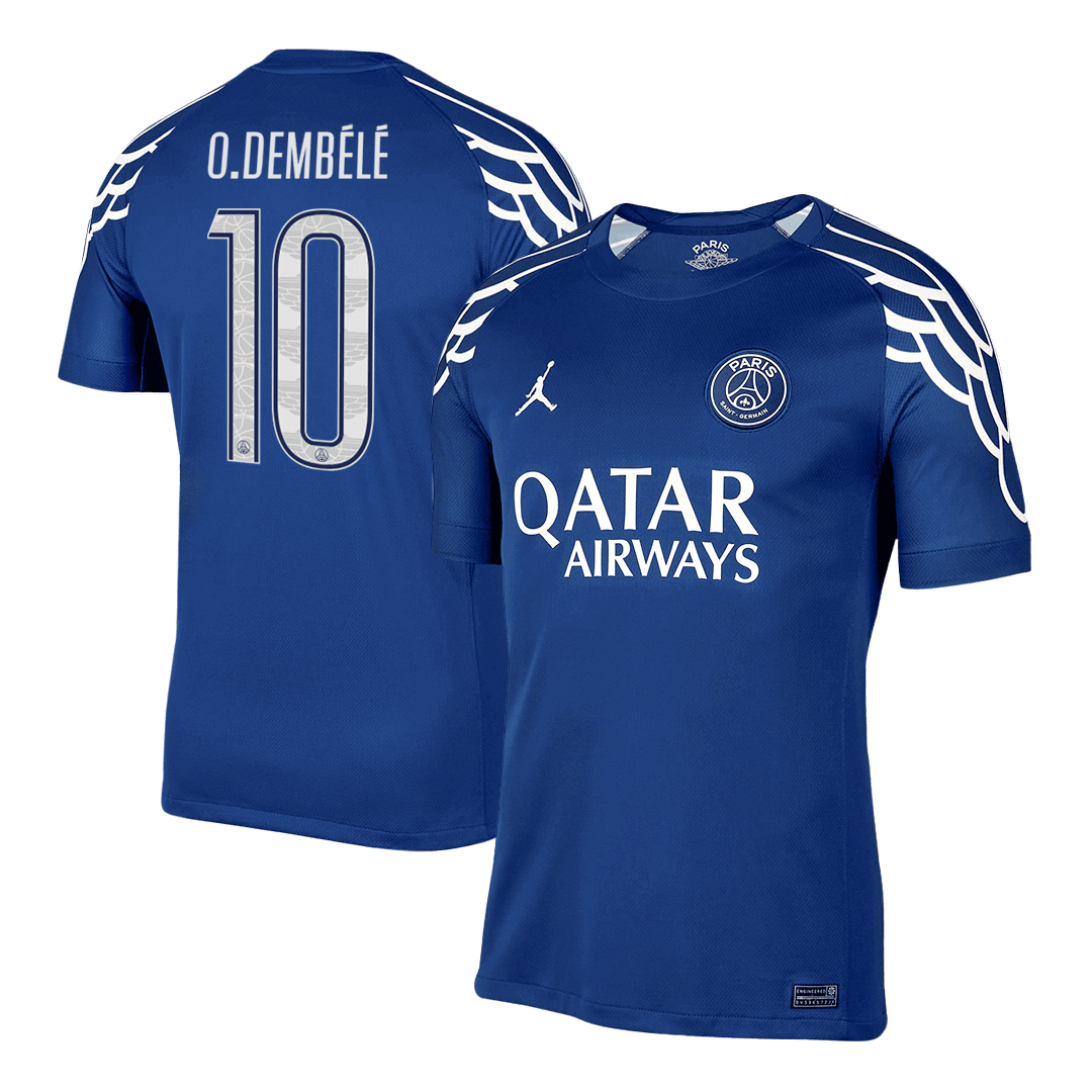 1d406b6274.png O.DEMBéLé #10 PSG Soccer Jersey Fourth Away Custom Shirt 2024-25 - UCL - 图片 1