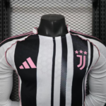 Juventus Long Sleeve Jersey Home Football Shirt 2025-26-Player version - 图片 3