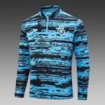 2024/2025 Al-Nassr Half-Pull Training Suit Blue Black Football Shirt - 图片 3