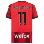 23-24 AC Milan Ibrahimović #11 Jersey Home