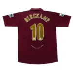 05-06 Arsenal Henry #14 Bergkamp #10 Pires #7 FABREGAS #15 Retro Jersey Home - 图片 6