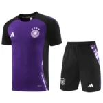 2024 Germany Euro Purple Training Kit Jersey+Shorts - 图片 2