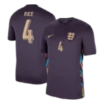 England Away Jersey EURO 2024 RICE #4 KANE #9 BELLINGHAM #10 FODEN #11 - 图片 3