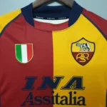 Roma  2001/02 Retro Jersey Third Away Replica - 图片 3