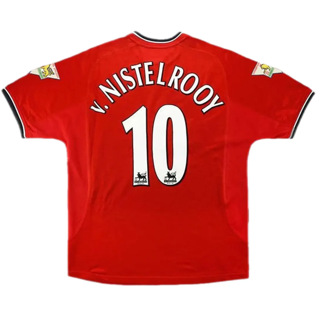 37e1092ae8.webp 2000/02 Manchester United v.NISTELROOY #10 Retro Jersey Home - 图片 1