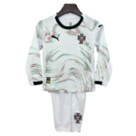 Kids Portugal Away Soccer Kits Long Sleeve 2025