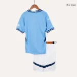 Kids Manchester City Home Jersey Kit Youth Apparels 2024/25 - 图片 2