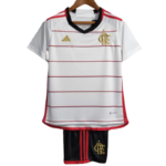 Kids CR Flamengo 2023/24 Away Jersey Kit