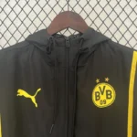 24-25 Dortmund BVB Black Windbreaker - 图片 4