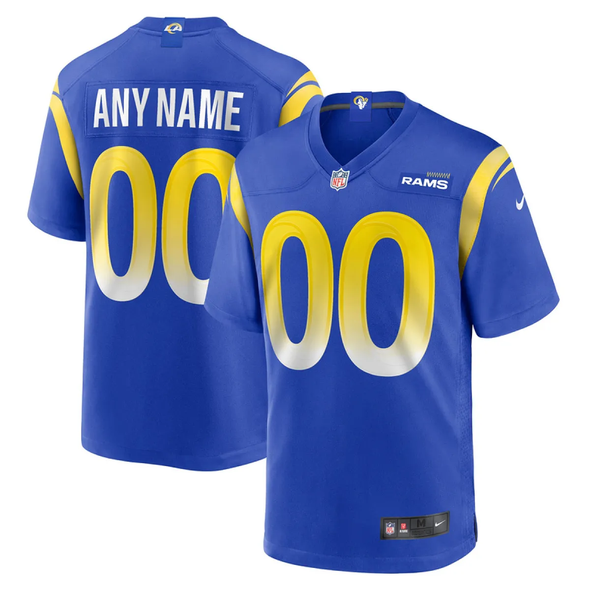 43da8e2a6c.webp Men's Los Angeles Rams Nike Royal Custom Game Jersey - 图片 1