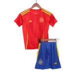 Kids Spain Home Kit EURO 2024 Youth Apparels - 图片 3