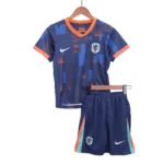 Kids Netherlands Away Jersey Kit Euro 2024 - 图片 3