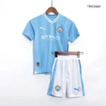 2023/24 Kids Manchester City Home Kit(Jersey+Short+Socks) - 图片 3