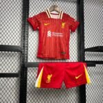 Kids Liverpool Home Jersey Kits(Jersey+Shorts) 2024/25 - 图片 3
