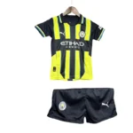 24-25 Manchester City Away Kids Kit Jersey+Shorts - 图片 3