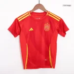 Kids Spain Home Kit EURO 2024 Youth Apparels - 图片 4