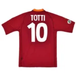 Serie A Roma Club Totti #10 Batistuta #18 Retro Jersey Home 2000-01