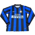 09-10 Inter Milan UCL Final Retro Home Long Sleeve Jersey