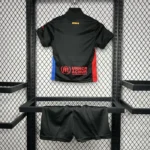 24-25 Barcelona Away Soccer Kids Jersey+Shorts - 图片 4