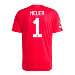 Bayern Munich red champions League Football jersey 2025-26 Fan edition - 图片 2