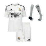 Kids Real Madrid Custom Home Full Soccer Kits 2024-25