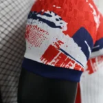 24/225 PSG Away Player version white red yellow blue Soccer Jersey - 图片 7