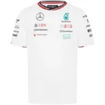 F1 Mercedes AMG Petronas Team Driver T-Shirt - White 2024 - 图片 2