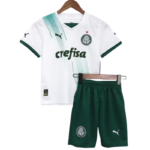 Kids SE Palmeiras 2023/24 Away Jersey Kit Replica