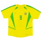 Brazil Retro Jersey Home World Cup 2002 - 图片 4