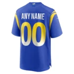 Men's Los Angeles Rams Nike Royal Custom Game Jersey - 图片 2