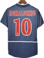 02-03 PSG RONALDINHO #10 Retro Jersey Home Replica - 图片 2