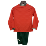 Kids Portugal Home Soccer Kits Long Sleeve 2025 - 图片 2