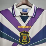 Scotland 1996 Retro Jersey Away - 图片 7