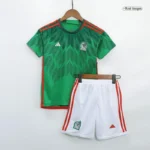 Mexico Kids World Cup 2022 Jersey Home Kit (Jersey+Short) - 图片 2