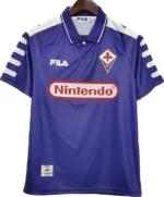 Fiorentina 1998/99 Retro Soccer Jersey Home Replica