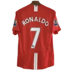 2007-08 Manchester United RONALDO #7 Retro Jersey Home