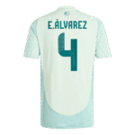 Adidas E.ÁLVAREZ #4 Authentic Soccer Jersey Mexico Away Shirt 2024 - 图片 2