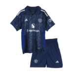 24-25 Manchester United Away Kids Jersey+Shorts